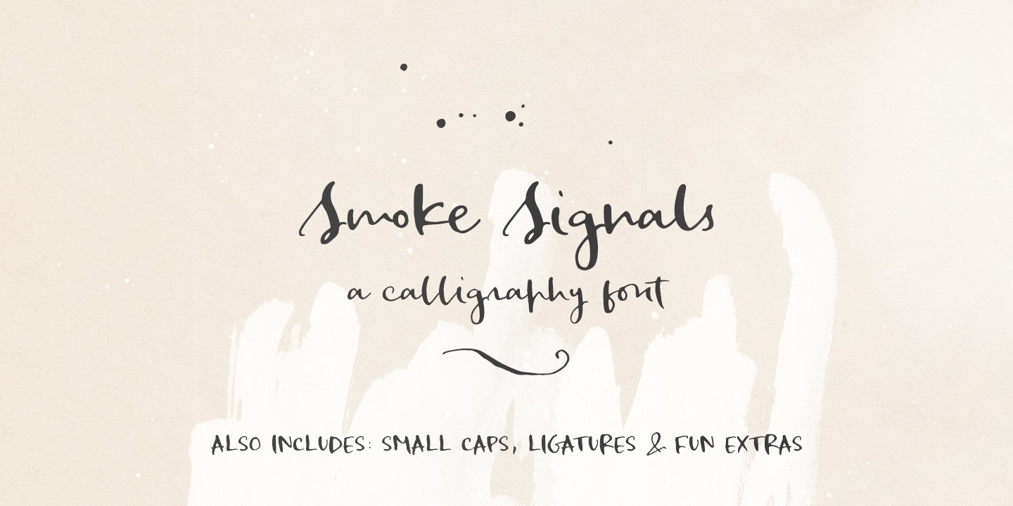Font Smoke Signals